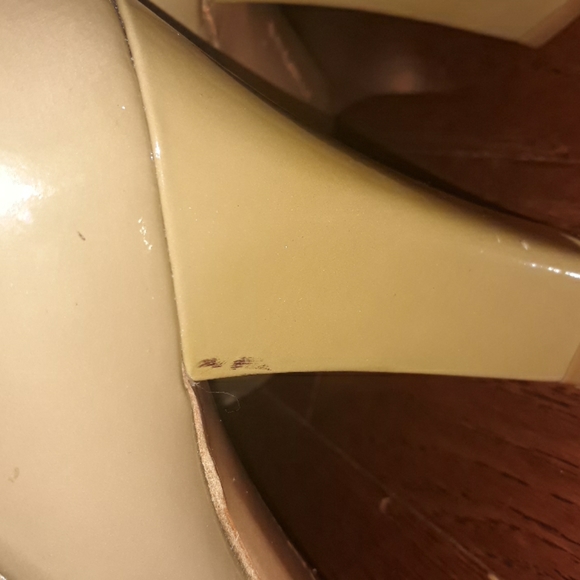 Joan & David Deep Tan/Camel Patent Leather Pumps Sz 10 - Picture 4 of 5